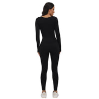 Long Sleeve Seamless Shaping Jumpsuit