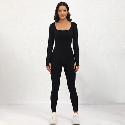 Long Sleeve Seamless Shaping Jumpsuit