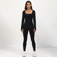 Long Sleeve Seamless Shaping Jumpsuit