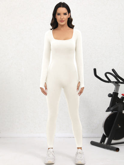 Long Sleeve Seamless Shaping Jumpsuit