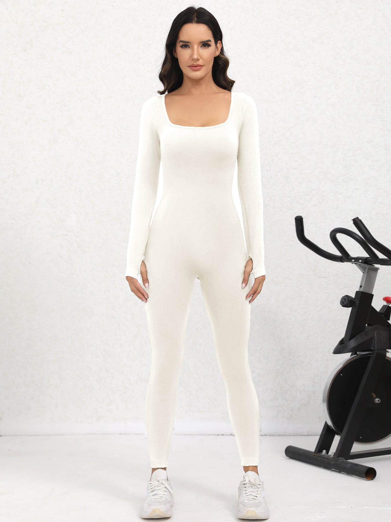 Long Sleeve Seamless Shaping Jumpsuit