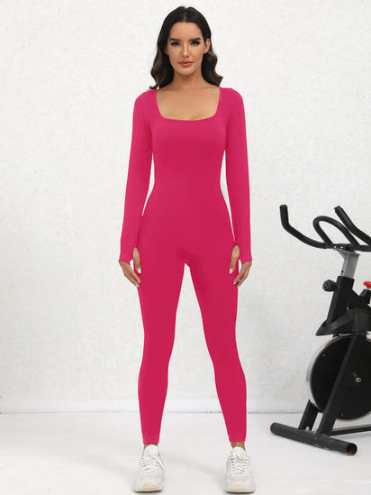 Long Sleeve Seamless Shaping Jumpsuit