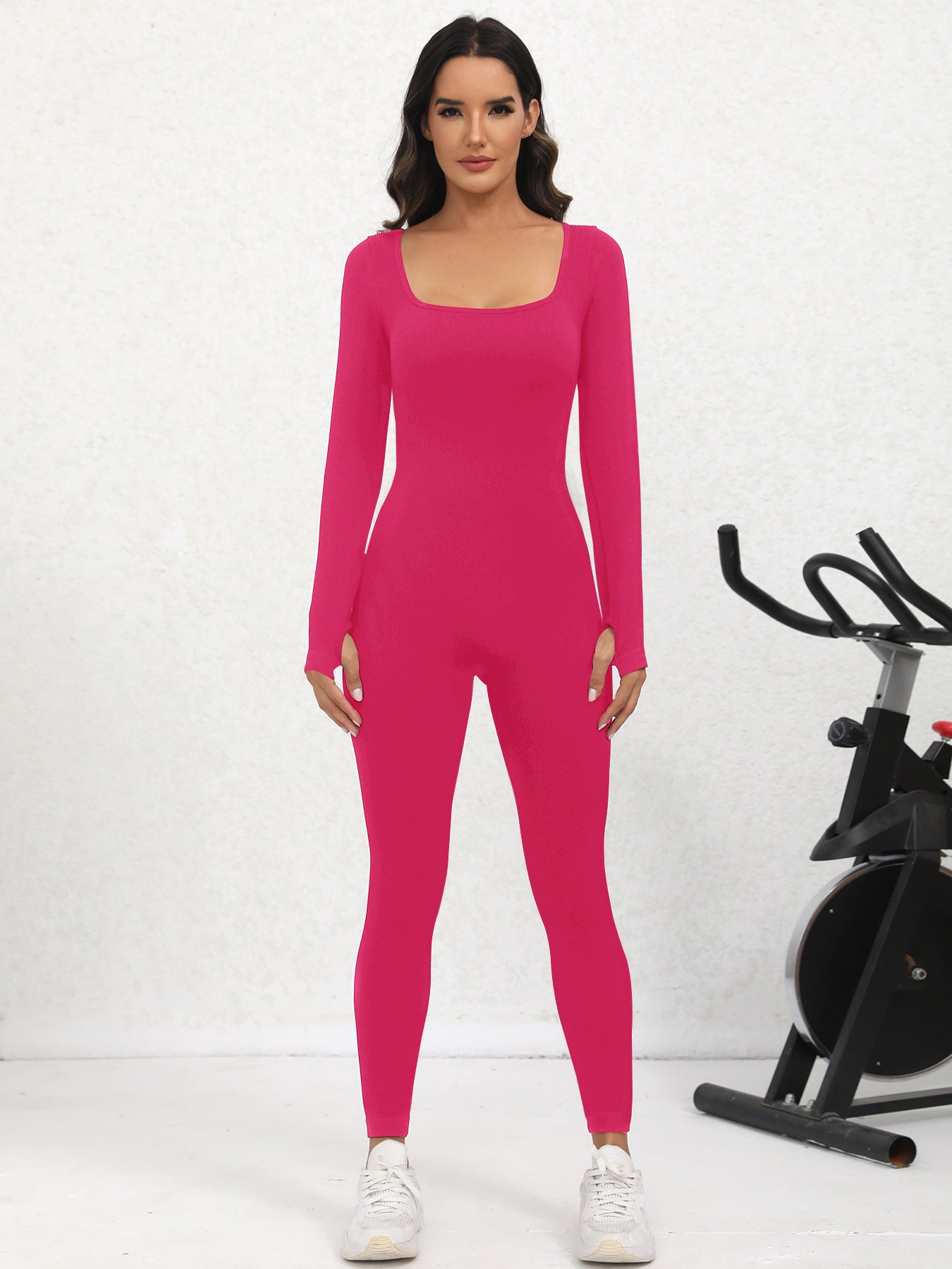 Long Sleeve Seamless Shaping Jumpsuit